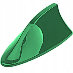 Kolorowa antena samochodowa