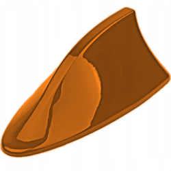 Kolorowa antena samochodowa